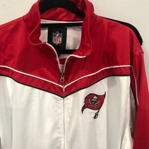 NFL Buccaneers Zip-up jacket.  Suze XL